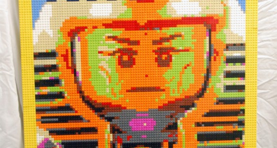 National Geoplastic, a LEGO Mosaic by Duckingham Design